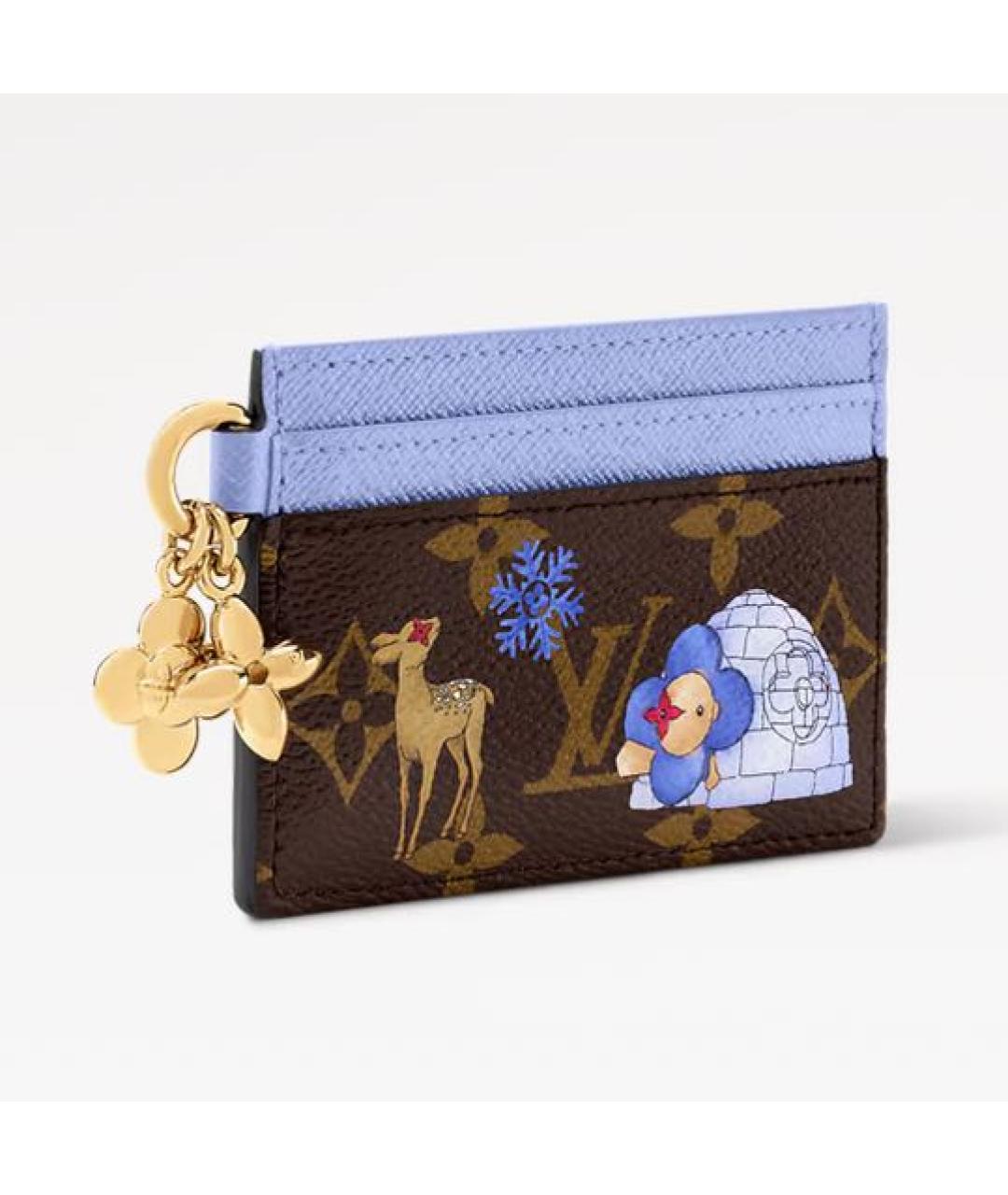 LOUIS VUITTON Коричневый кардхолдер, фото 2