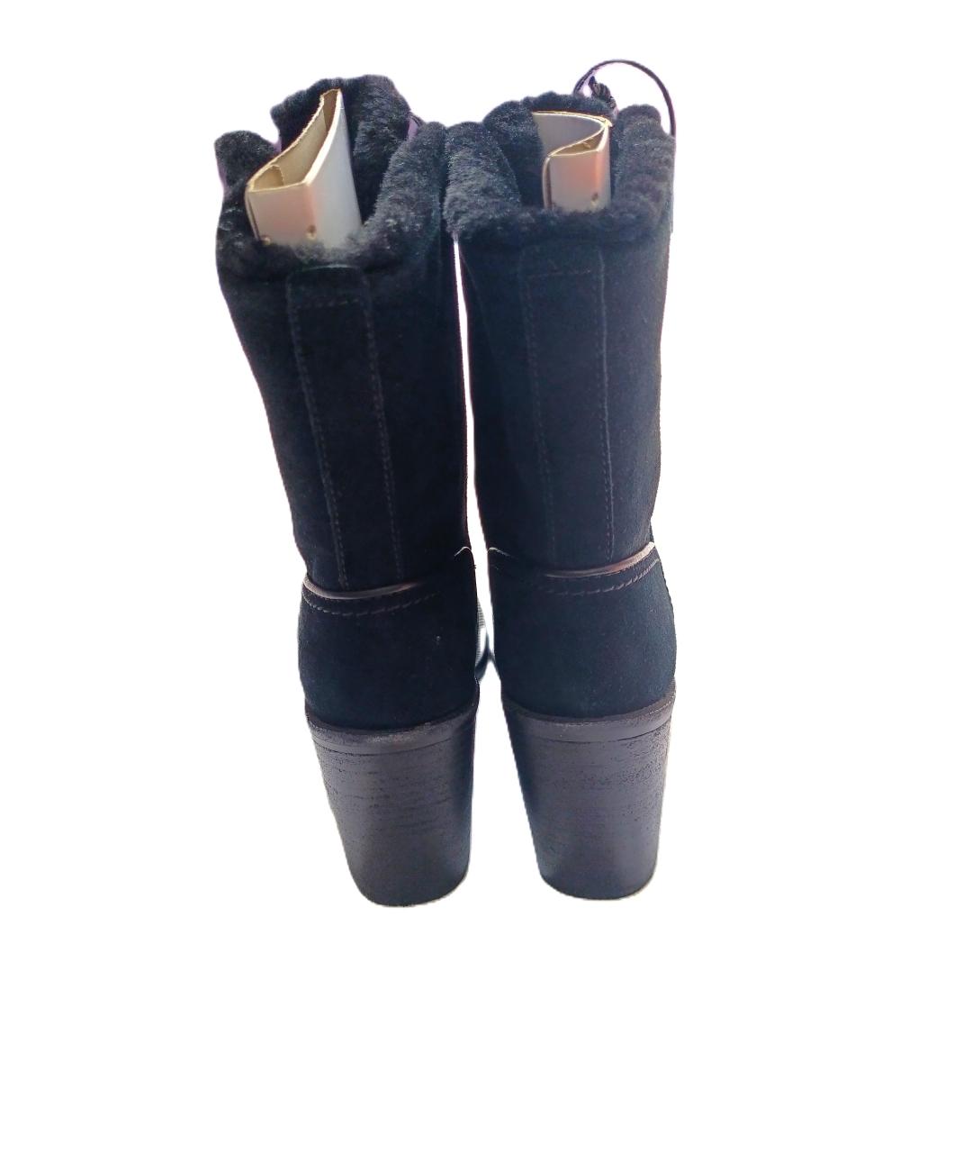 UGG AUSTRALIA Черные замшевые ботильоны, фото 5