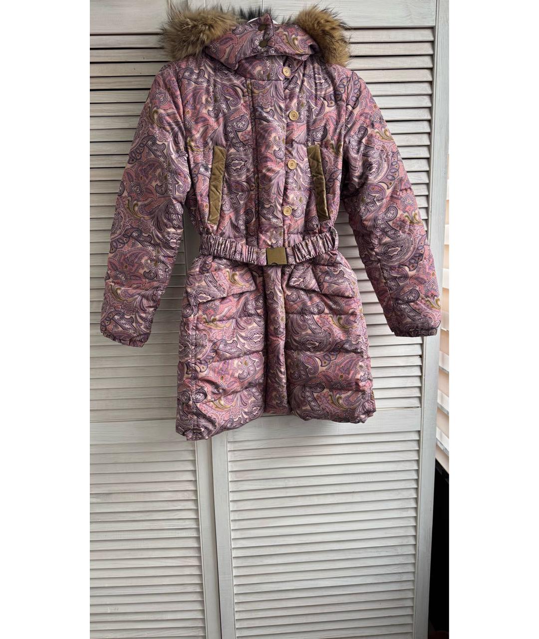 ETRO Фиолетовый пуховик, фото 9