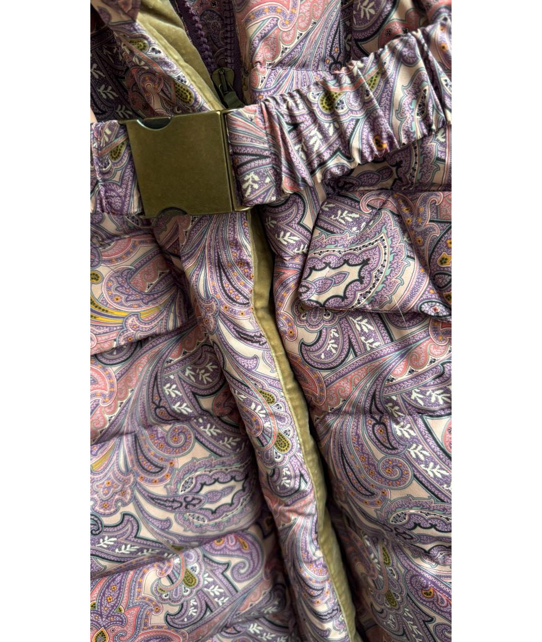 ETRO Фиолетовый пуховик, фото 4