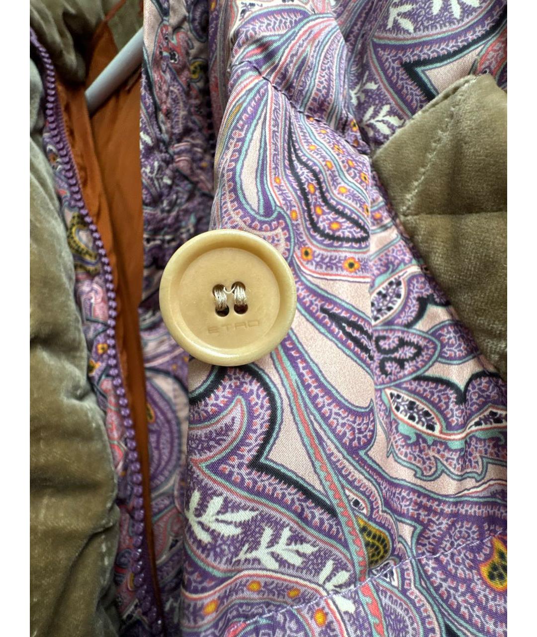 ETRO Фиолетовый пуховик, фото 7