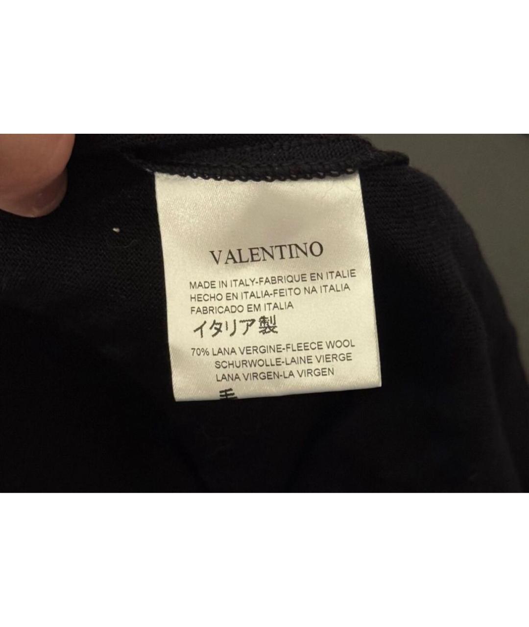 VALENTINO Черная шерстяная блузы, фото 7