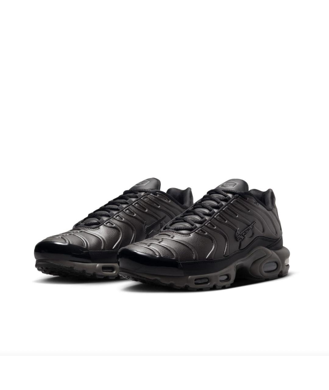 NIKE Черные низкие кроссовки / кеды, фото 2