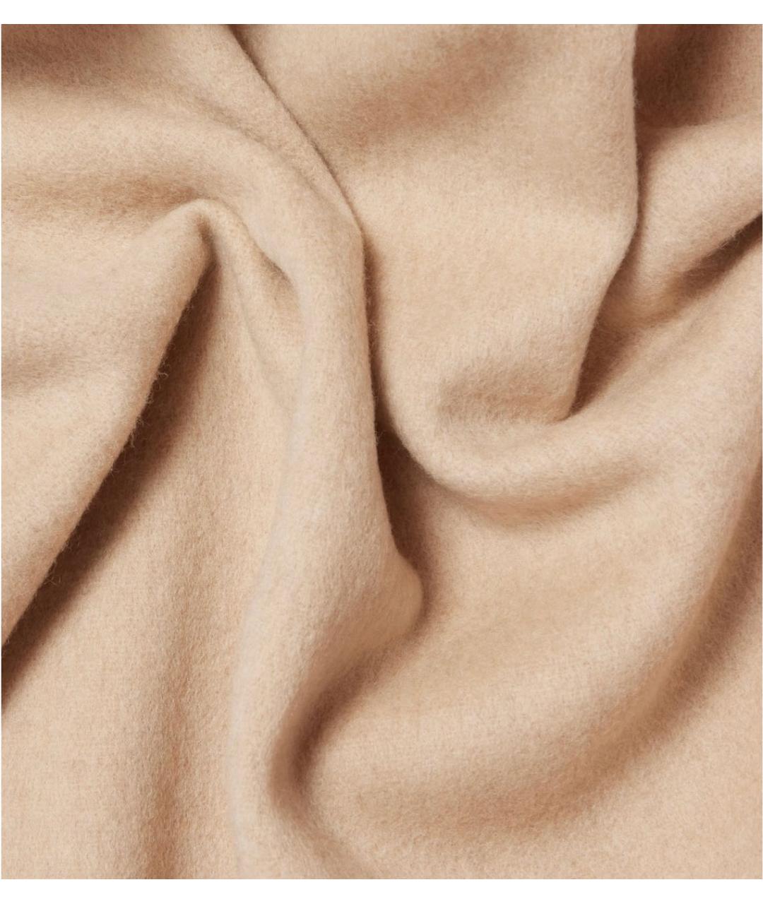 JACQUEMUS Бежевый кашемировый шарф, фото 4