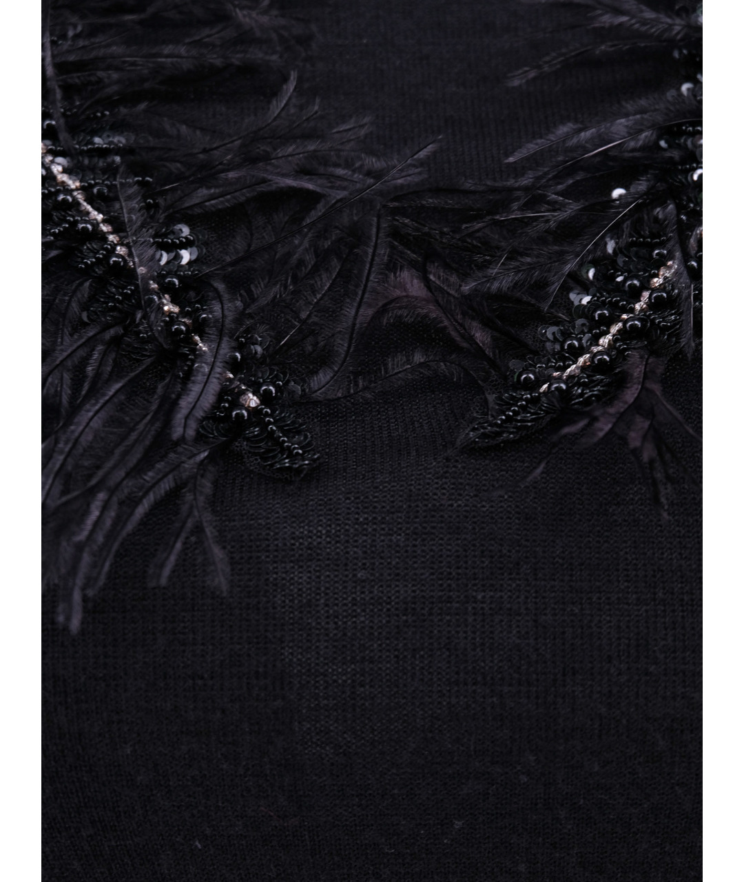 FRANCESCO SCOGNAMIGLIO Черное шерстяное повседневное платье, фото 4