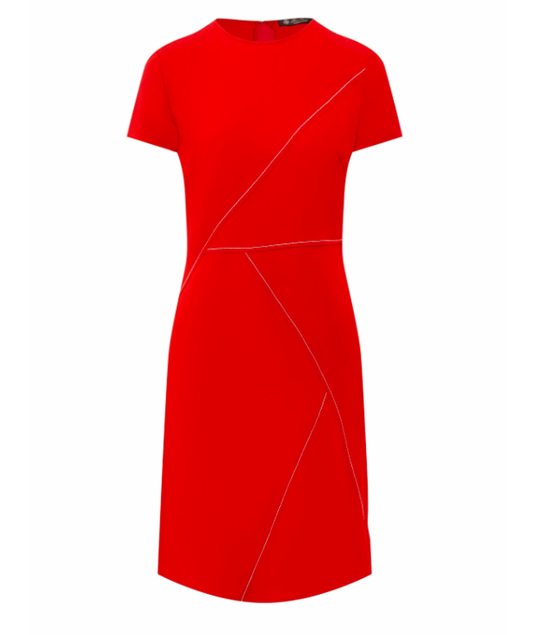 LORO PIANA Красное вискозное платье, фото 1