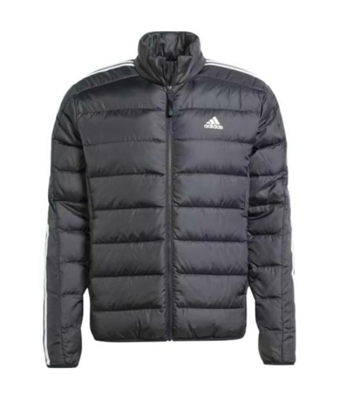 ADIDAS Черная полиэстеровая куртка, фото 7