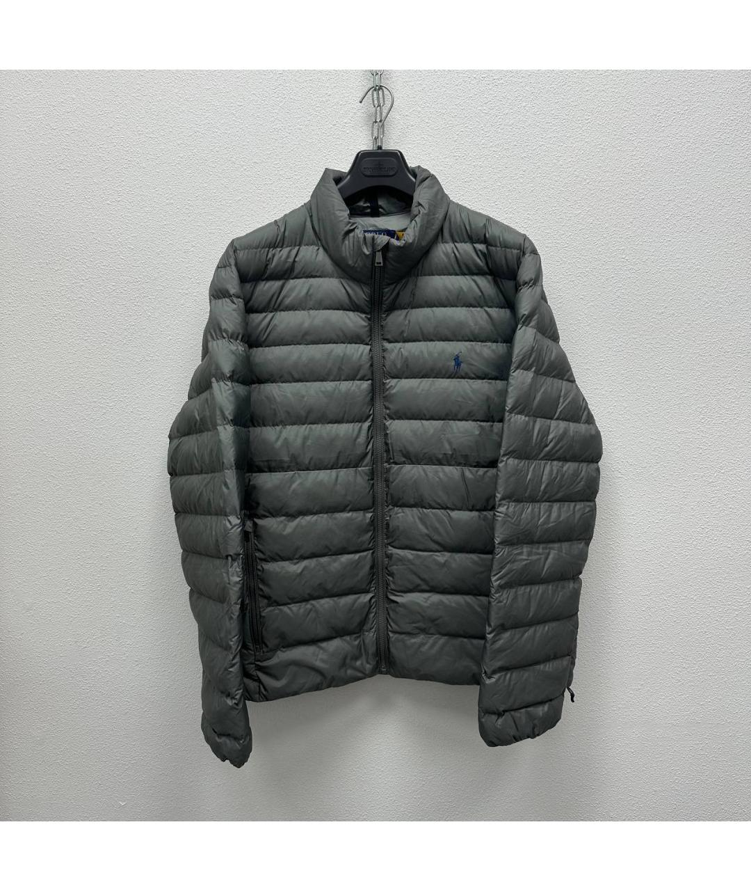 POLO RALPH LAUREN Серый пуховик, фото 3