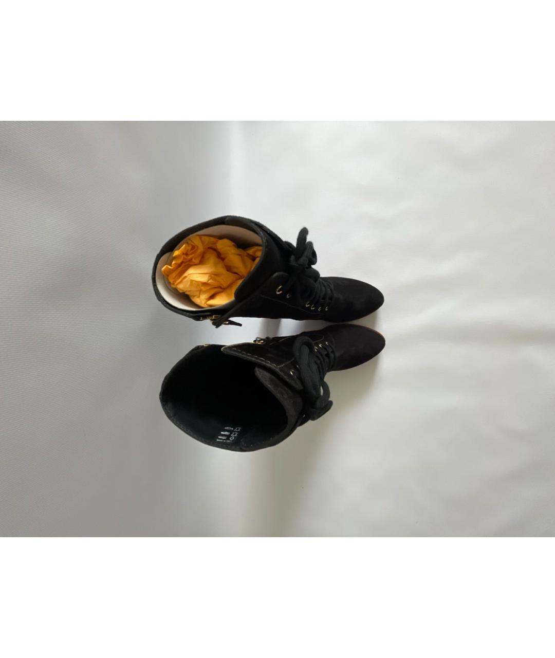 TOD'S Коричневые замшевые ботильоны, фото 3