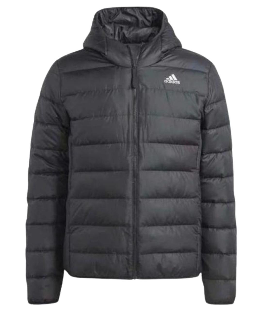 ADIDAS Черная полиэстеровая куртка, фото 1