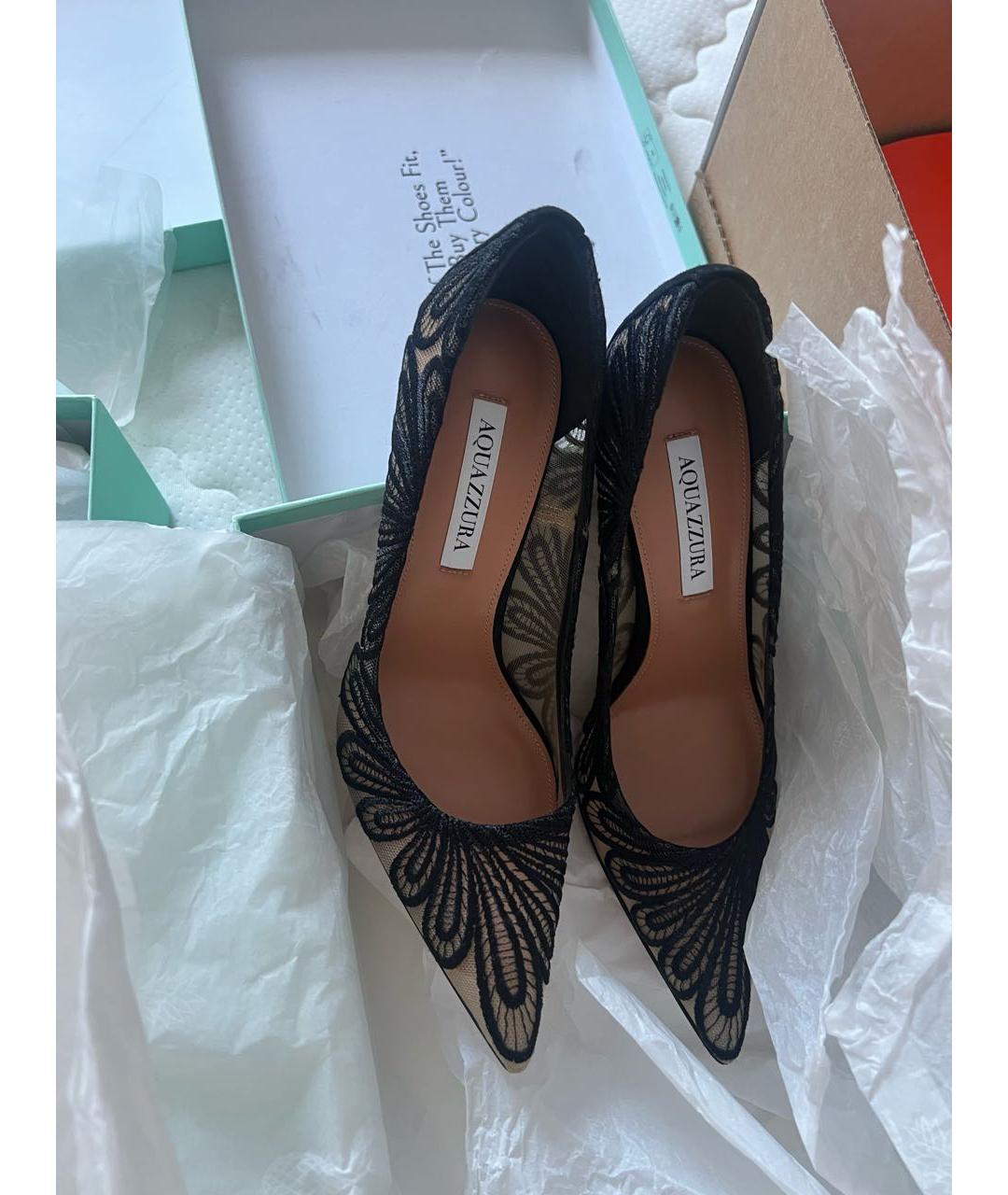AQUAZZURA Черные туфли, фото 5