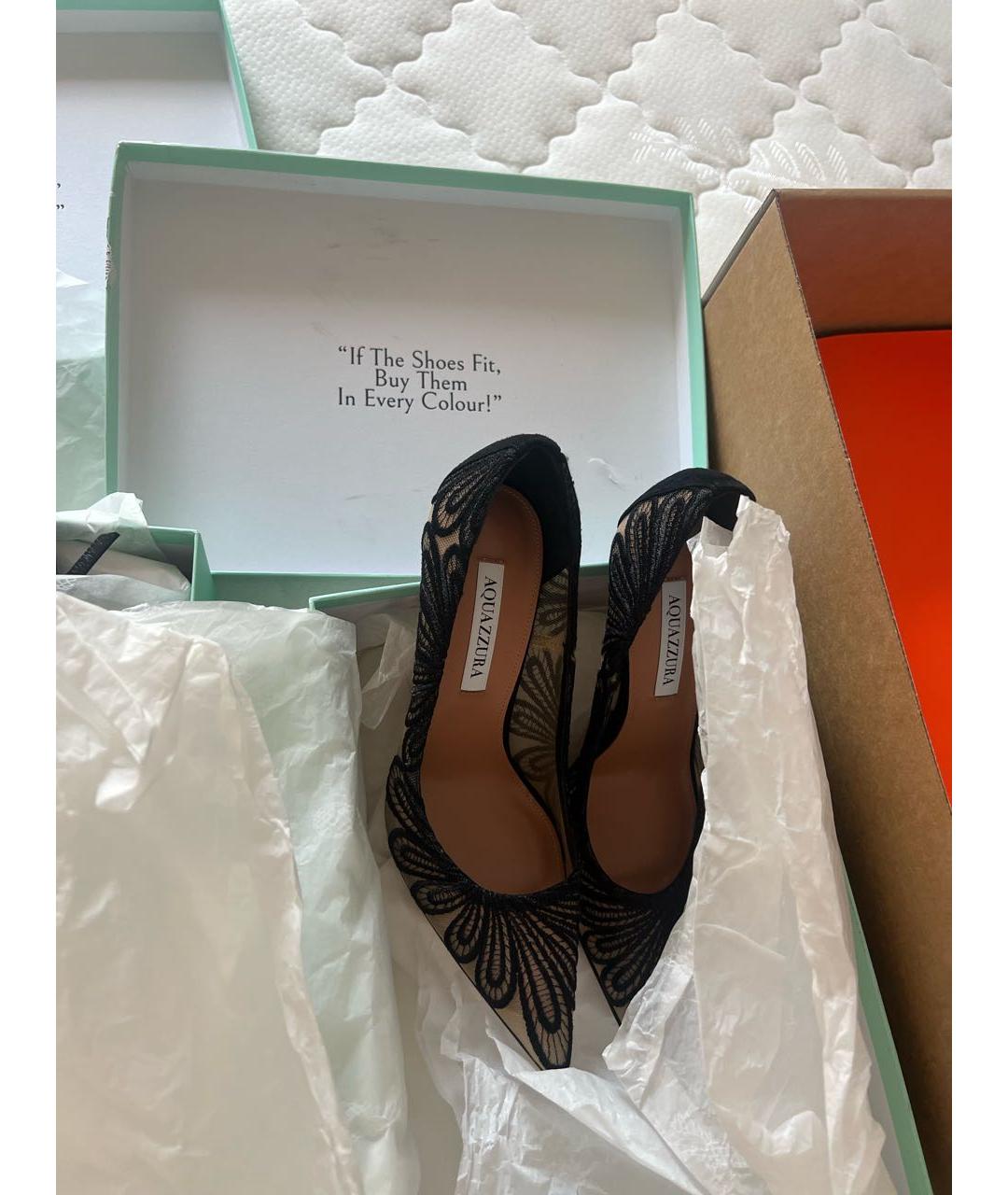 AQUAZZURA Черные туфли, фото 4