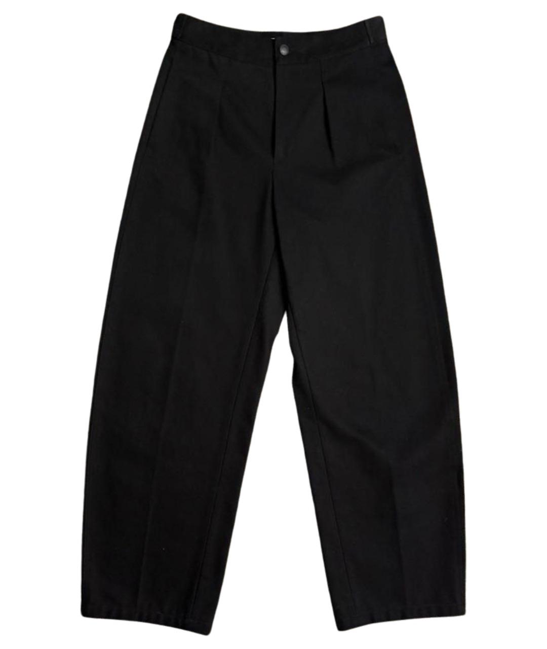 ALEXANDER WANG Черные хлопковые брюки широкие, фото 1