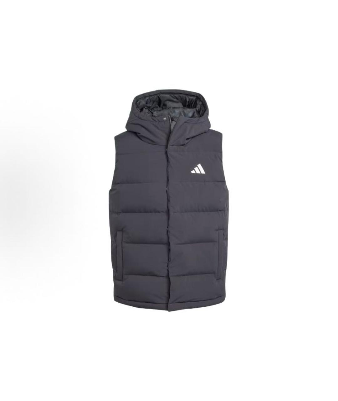 ADIDAS Черный полиэстеровый жилет, фото 1