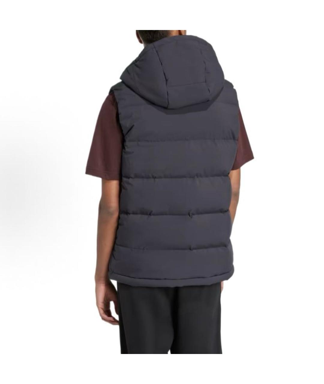 ADIDAS Черный полиэстеровый жилет, фото 3