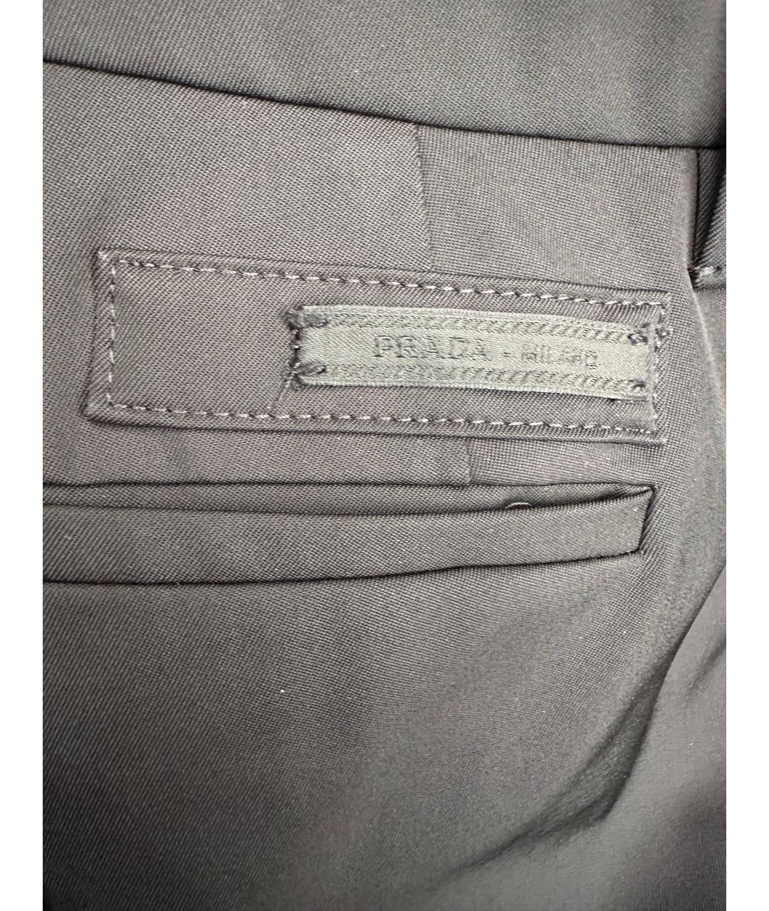 PRADA Черные брюки узкие, фото 6