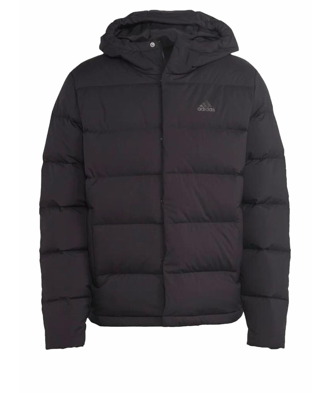 ADIDAS Черный полиэстеровый пуховик, фото 1