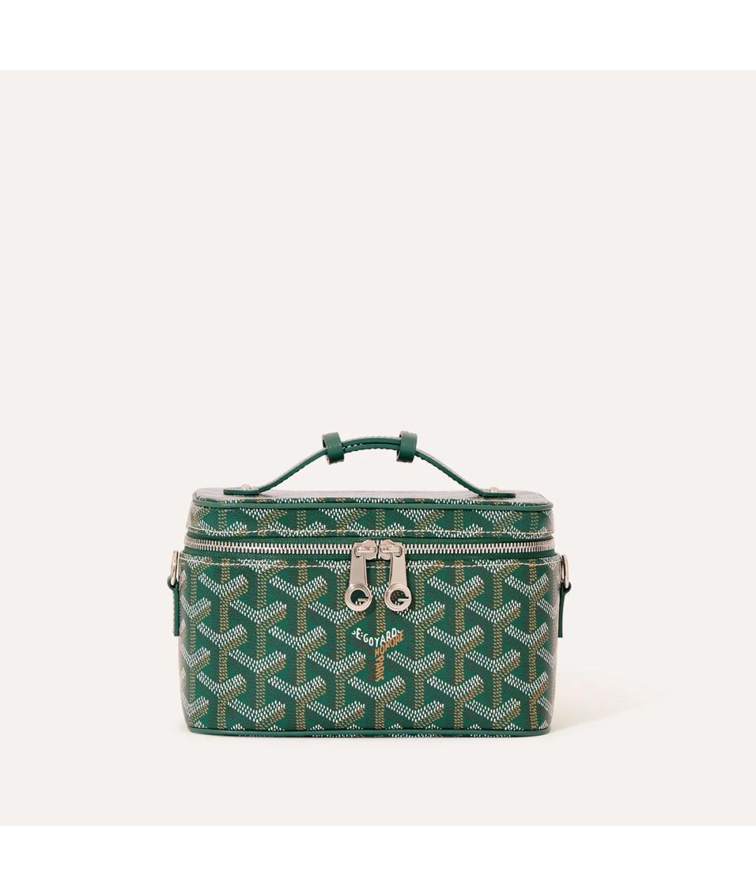 GOYARD Зеленая кожаная сумка через плечо, фото 2