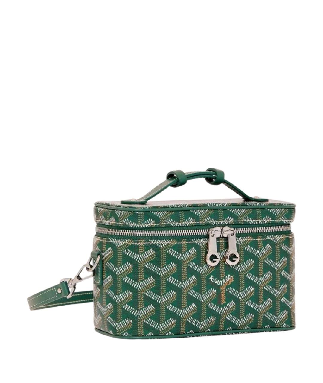 GOYARD Зеленая кожаная сумка через плечо, фото 1