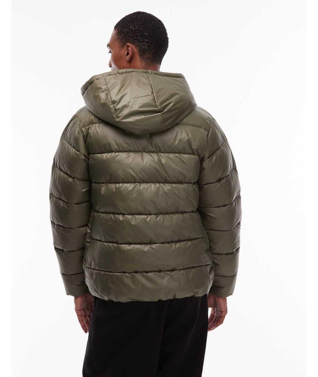 ADIDAS Хаки полиэстеровый пуховик, фото 4