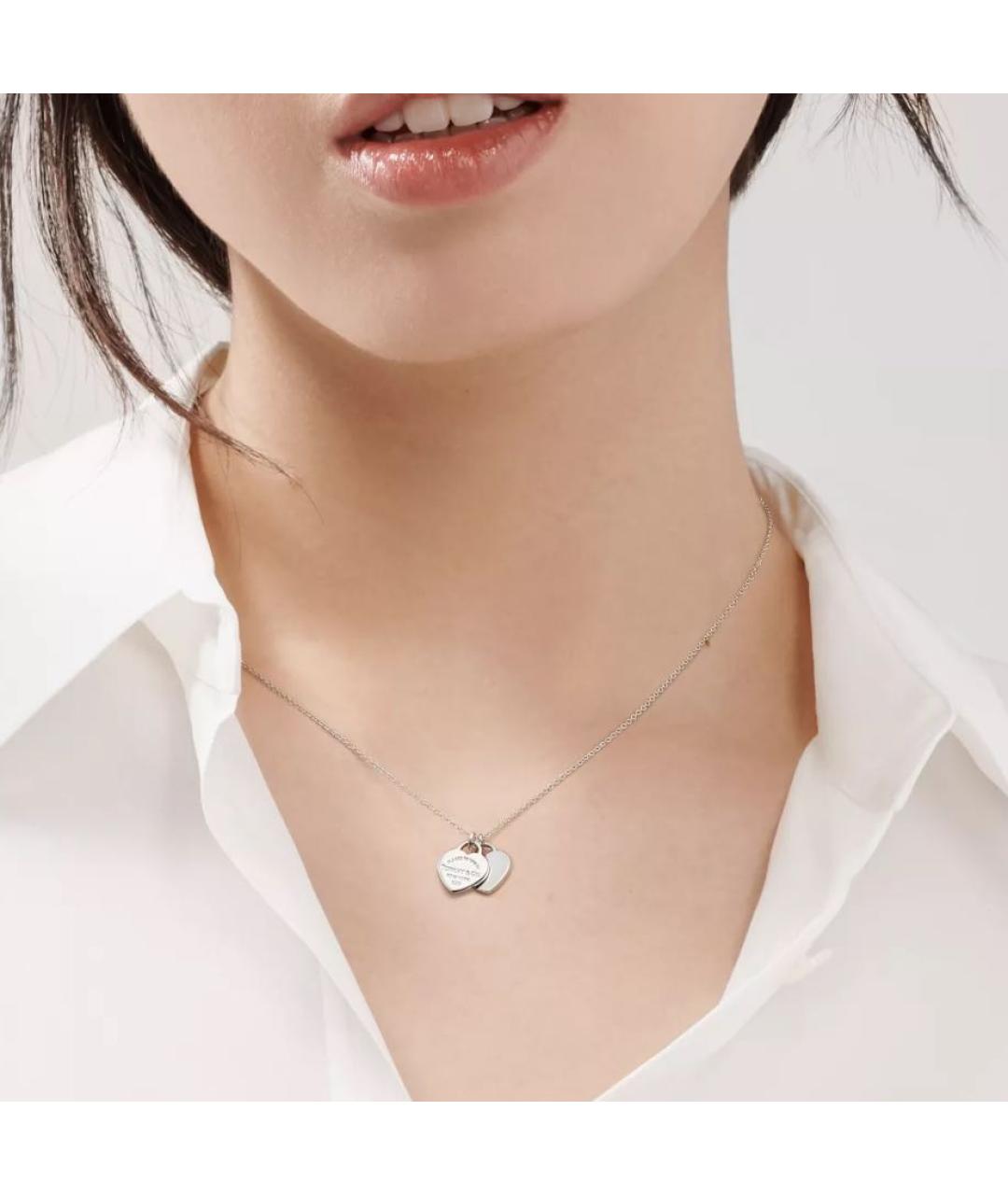 TIFFANY&CO Серебряное серебряное колье, фото 4