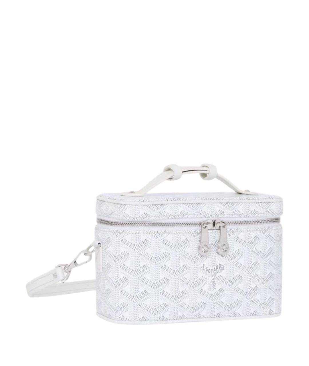 GOYARD Белая кожаная сумка через плечо, фото 1