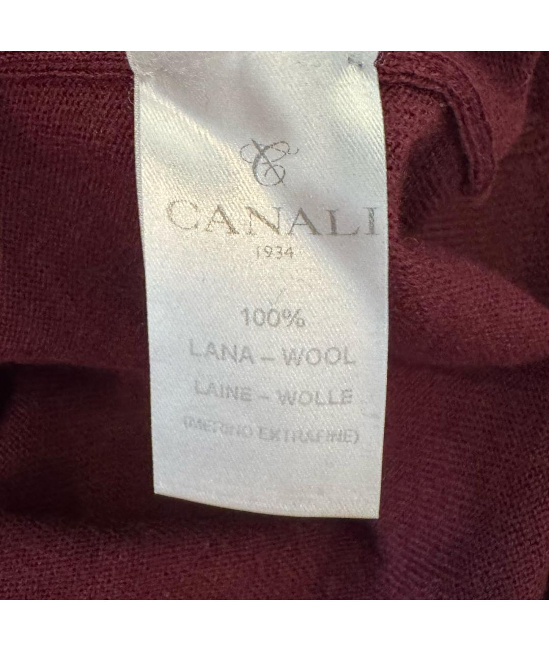 CANALI Бордовая шерстяная водолазка, фото 5