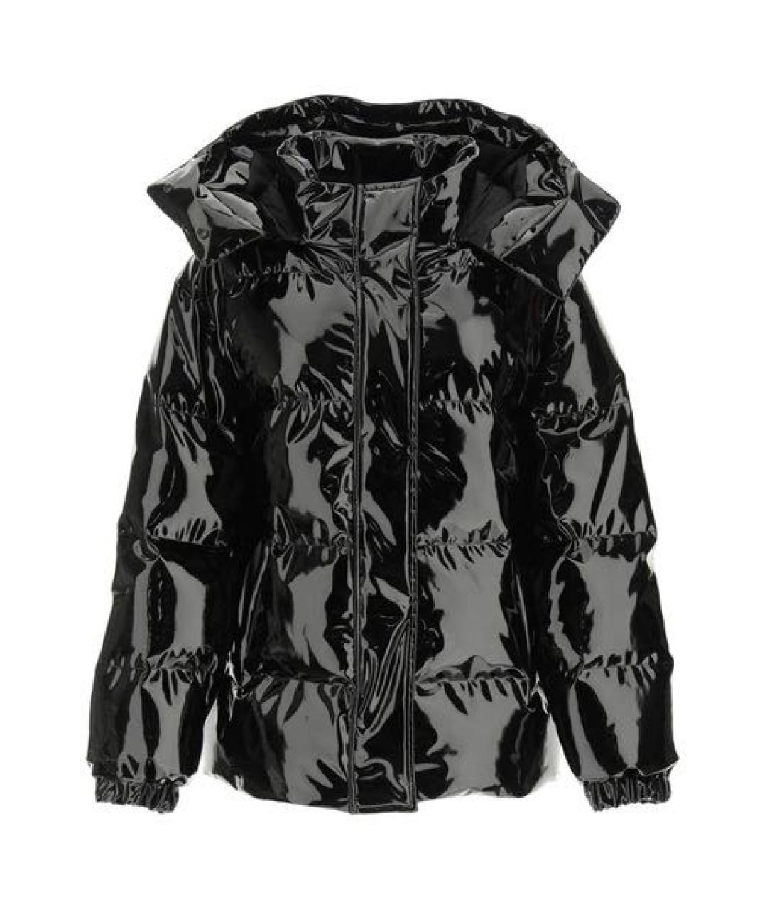 MSGM Черный полиэстеровый пуховик, фото 5