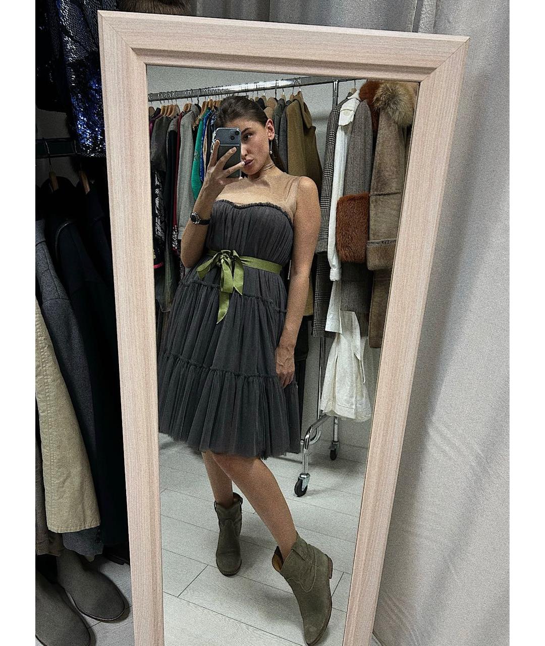 LANVIN Мульти вечернее платье, фото 8