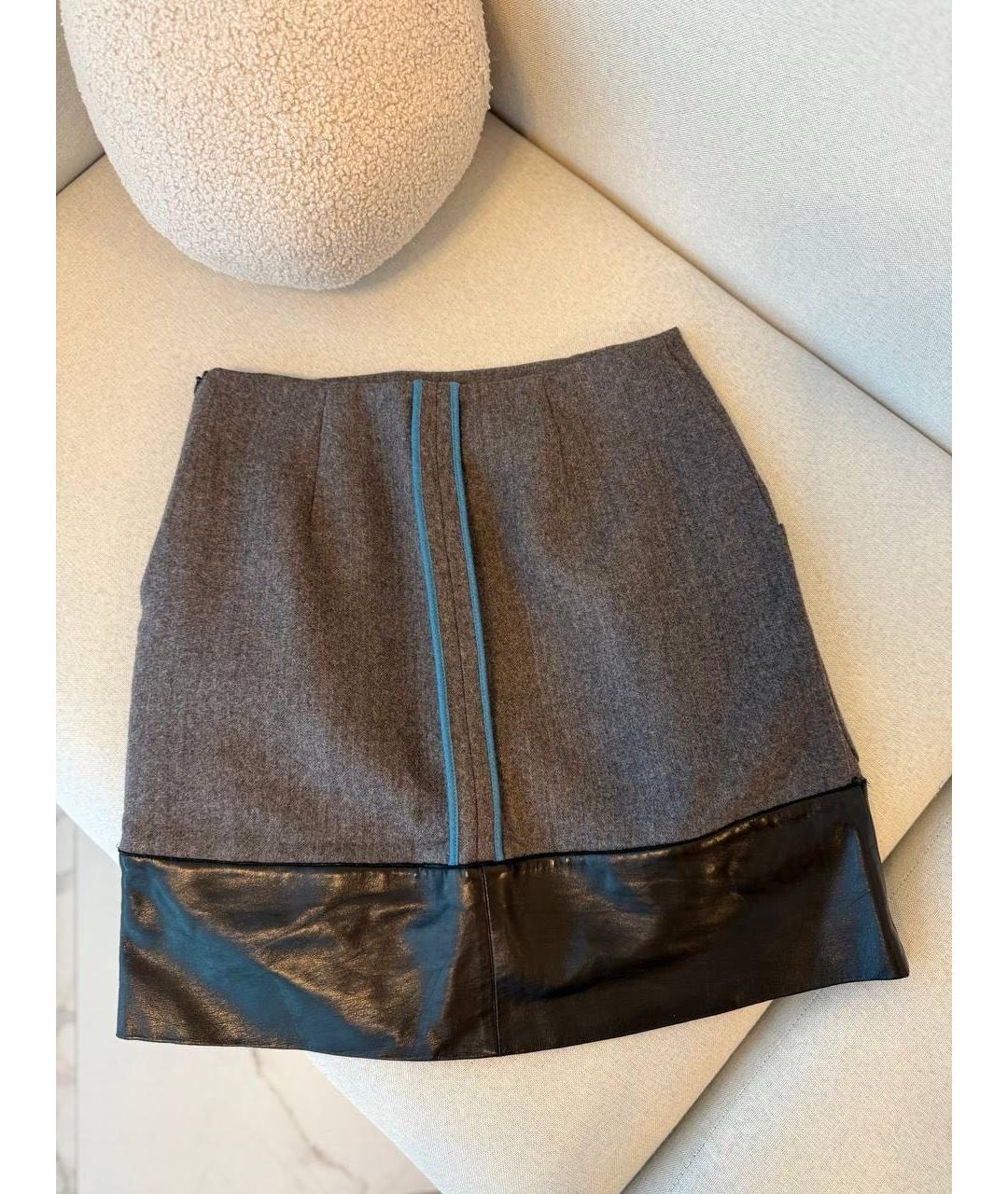 FENDI Коричневая юбка миди, фото 2
