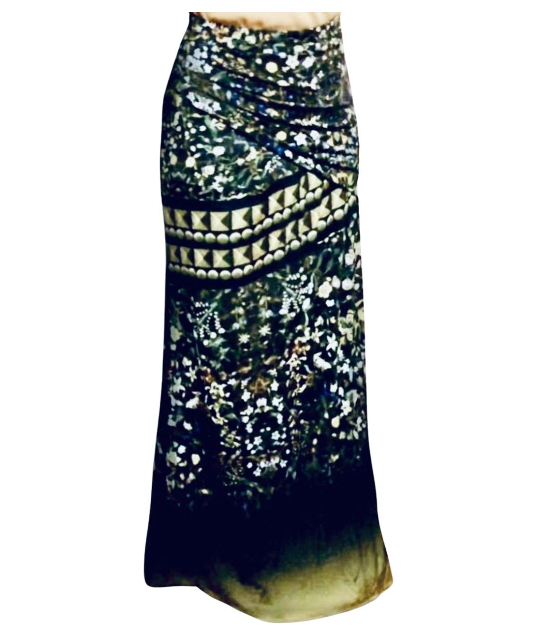 ROBERTO CAVALLI Мульти вискозная юбка макси, фото 1