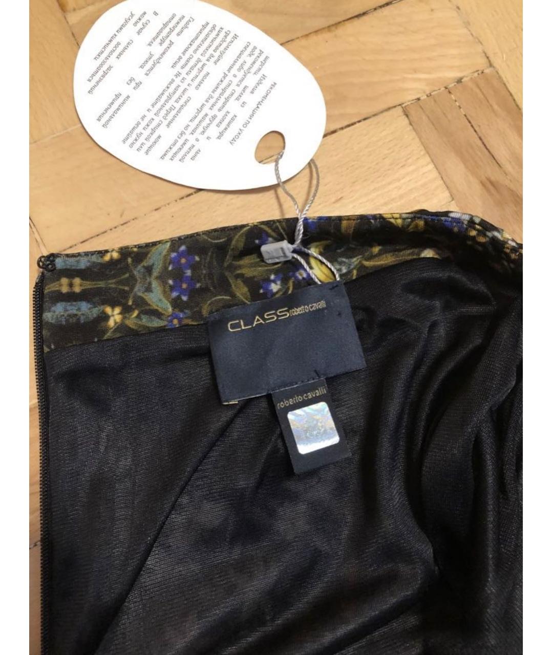 ROBERTO CAVALLI Мульти вискозная юбка макси, фото 4