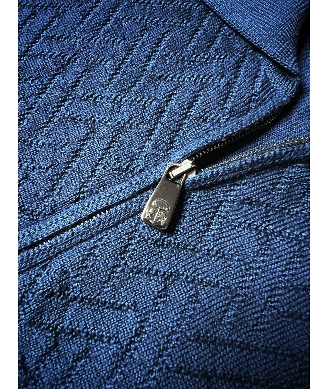 CORNELIANI Темно-синий шерстяной джемпер / свитер, фото 7