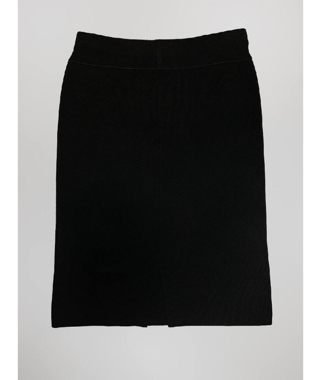 SONIA RYKIEL Черная шерстяная юбка мини, фото 2