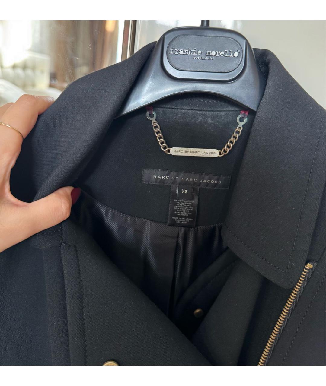 MARC BY MARC JACOBS Черная полиэстеровая куртка, фото 4