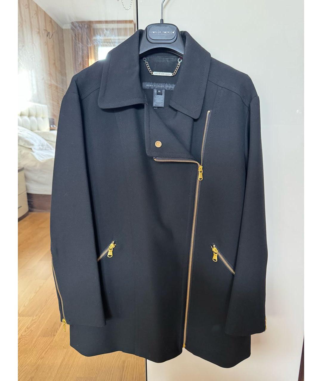 MARC BY MARC JACOBS Черная полиэстеровая куртка, фото 9