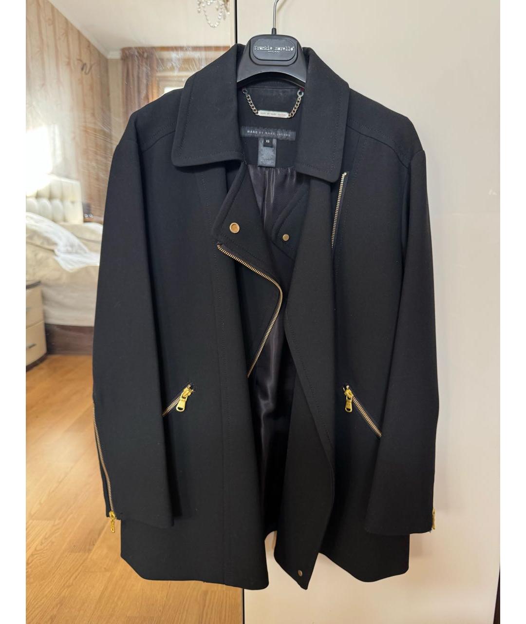 MARC BY MARC JACOBS Черная полиэстеровая куртка, фото 3