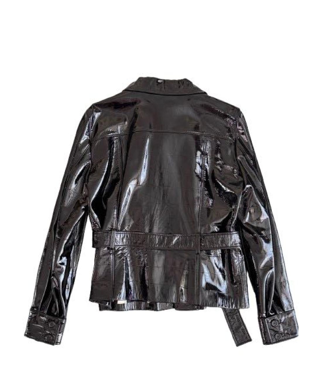 SAINT LAURENT Черная кожаная куртка, фото 2