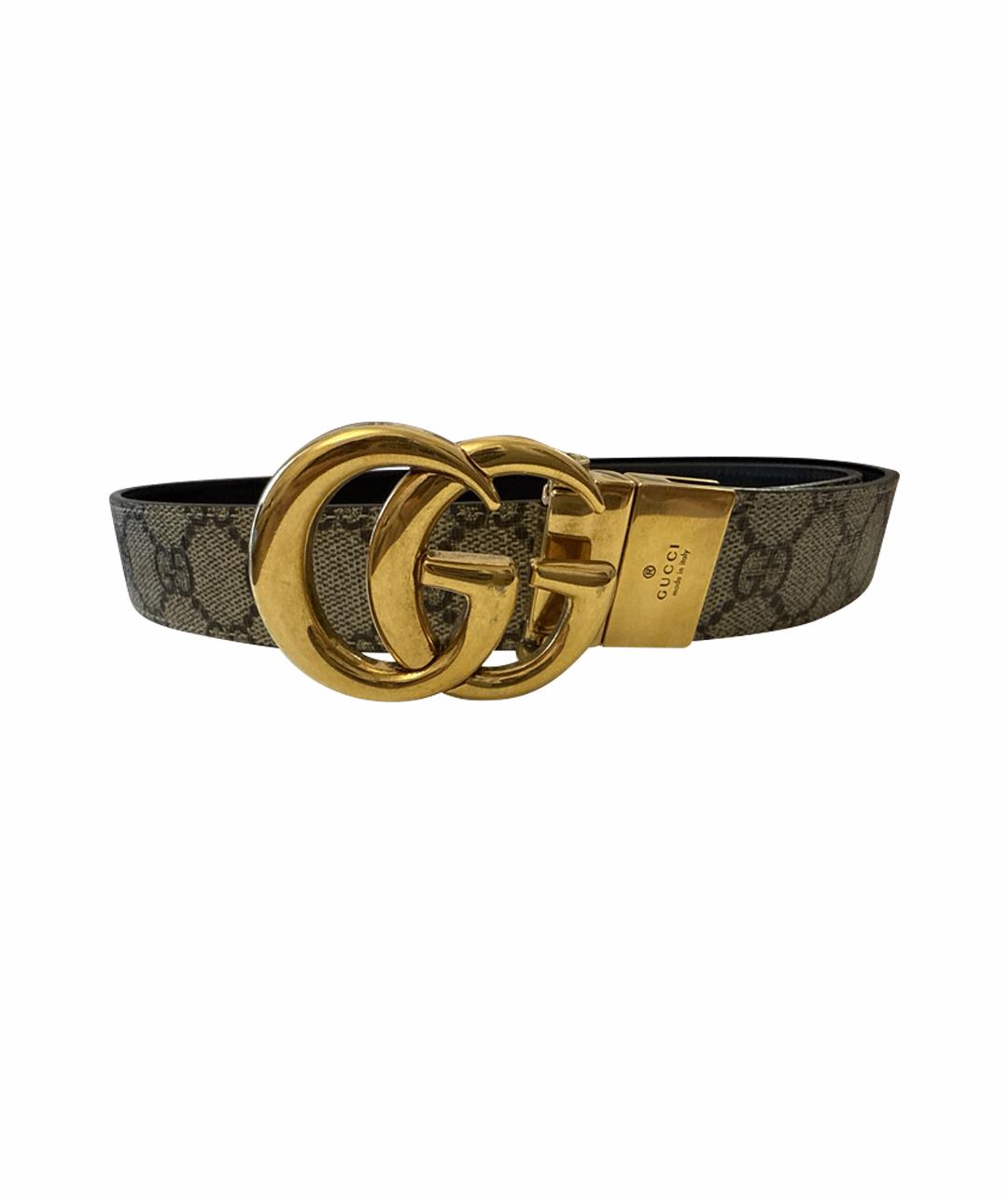 GUCCI Бежевый ремень, фото 1