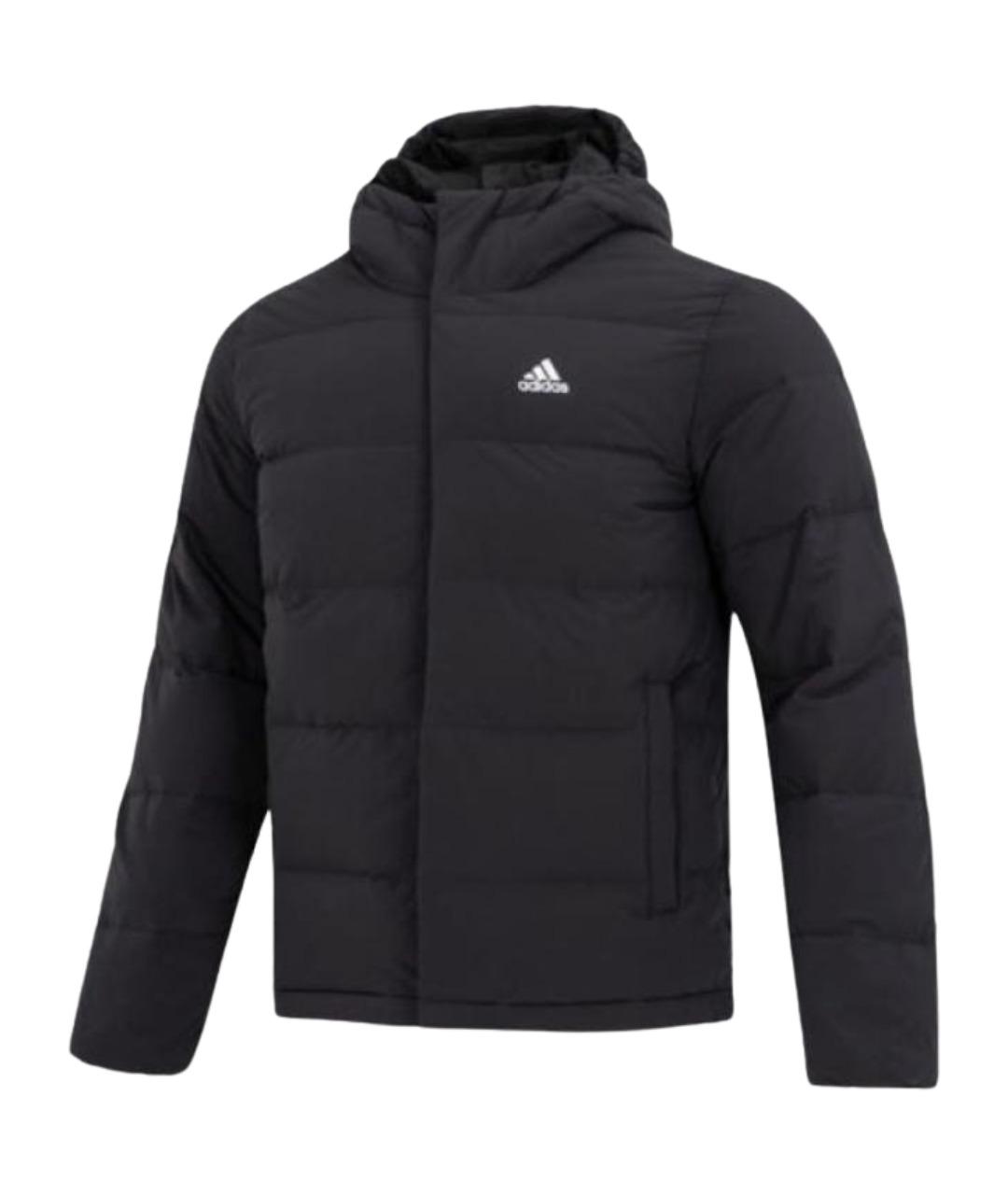 ADIDAS Черный полиэстеровый пуховик, фото 1