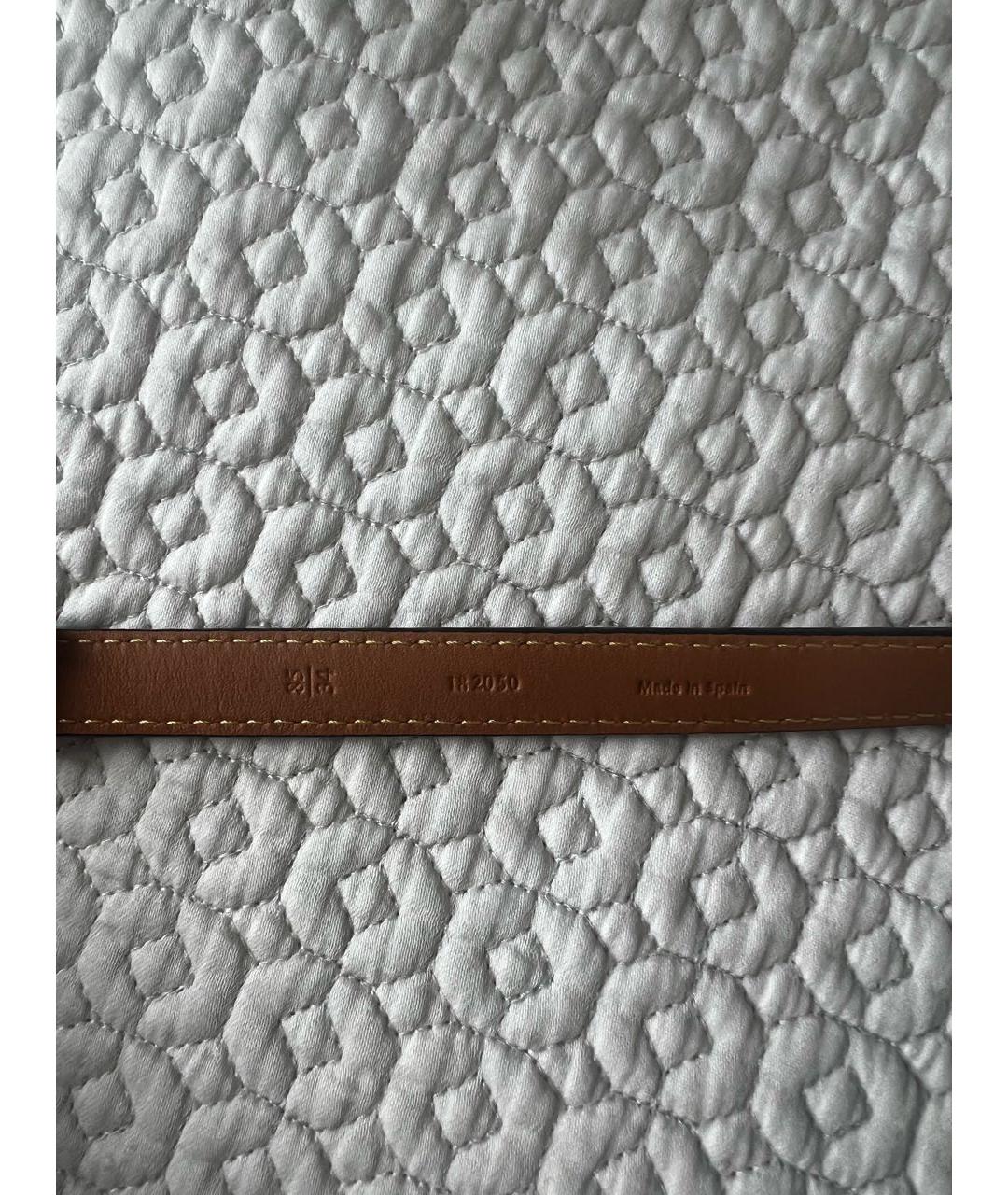 LOEWE Коричневый кожаный ремень, фото 3