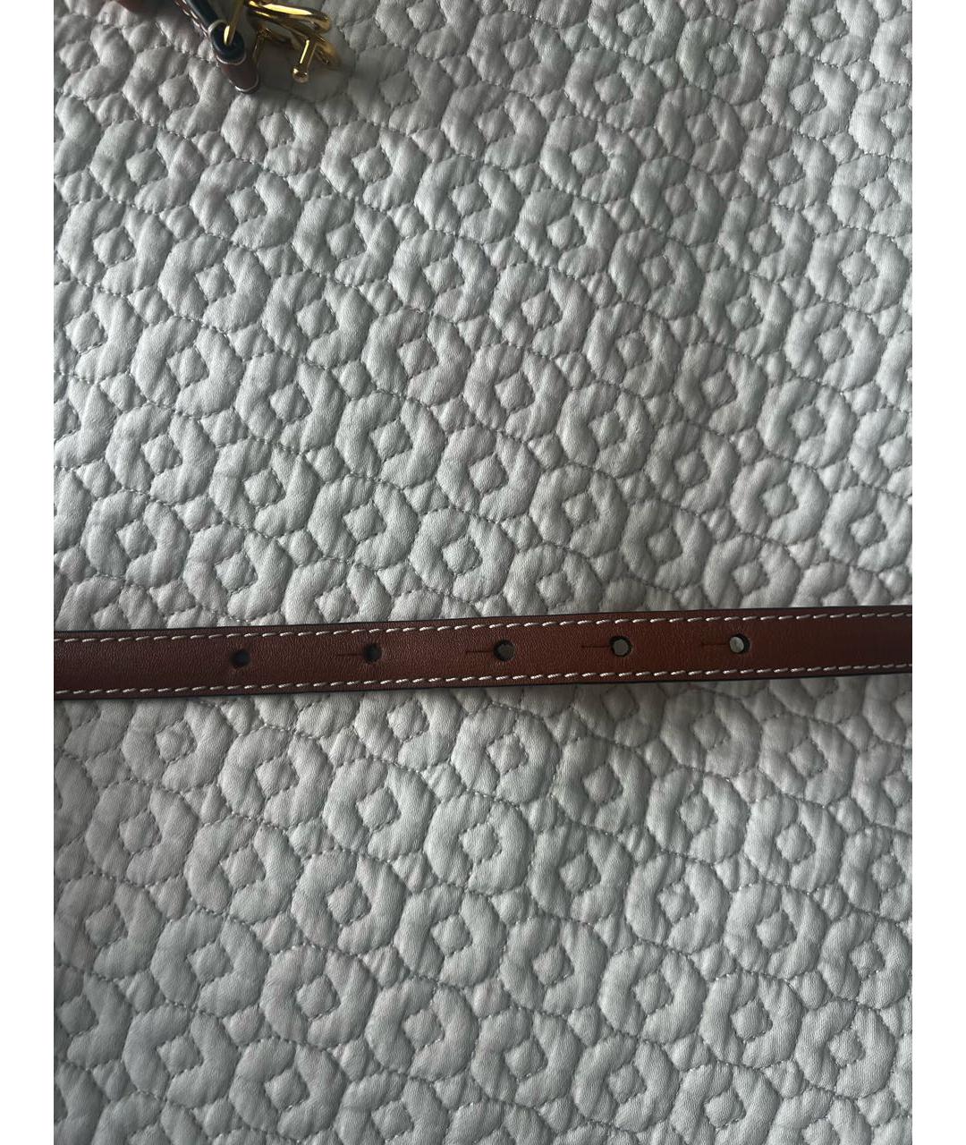 LOEWE Коричневый кожаный ремень, фото 4