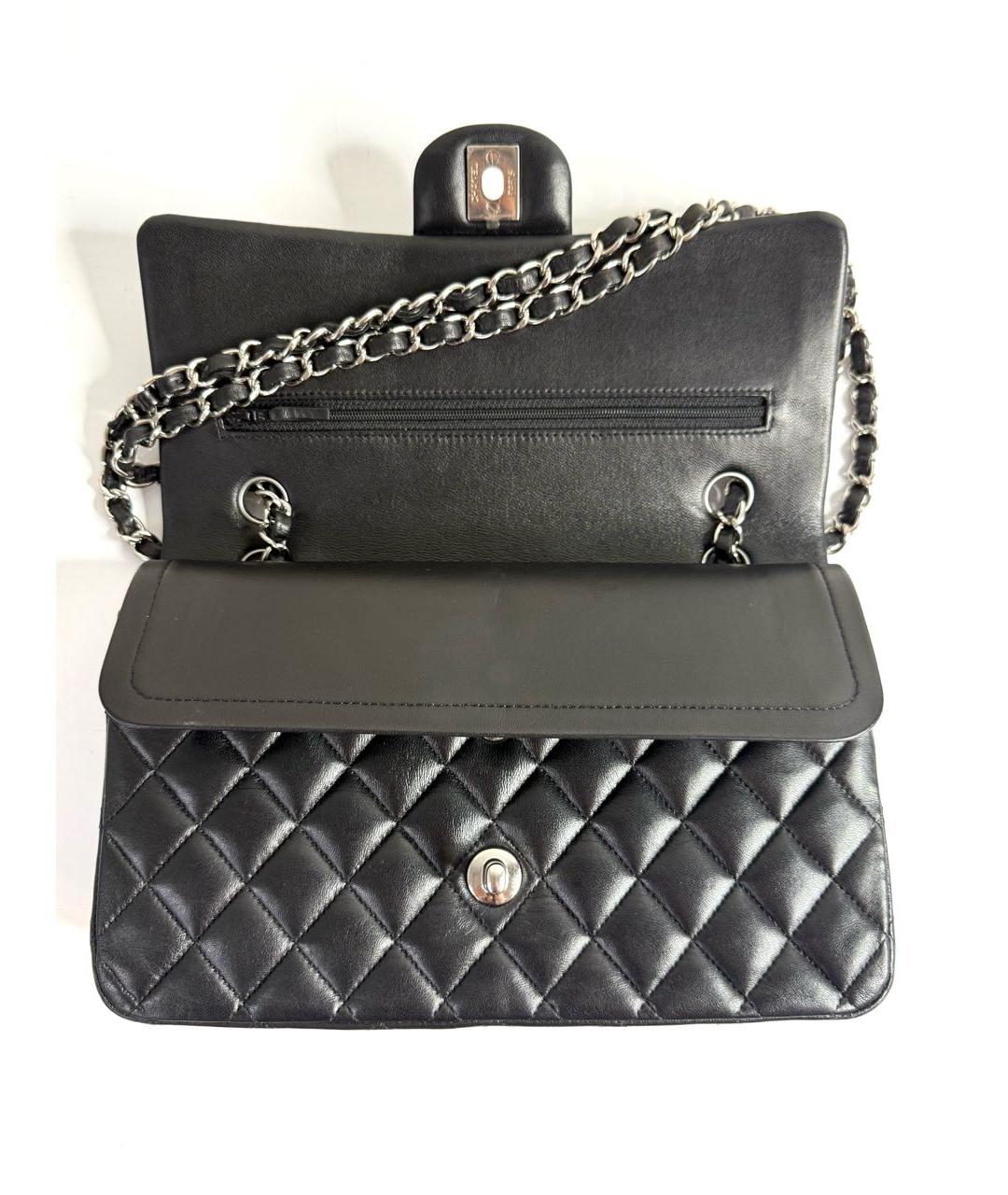 CHANEL Черная кожаная сумка через плечо, фото 4