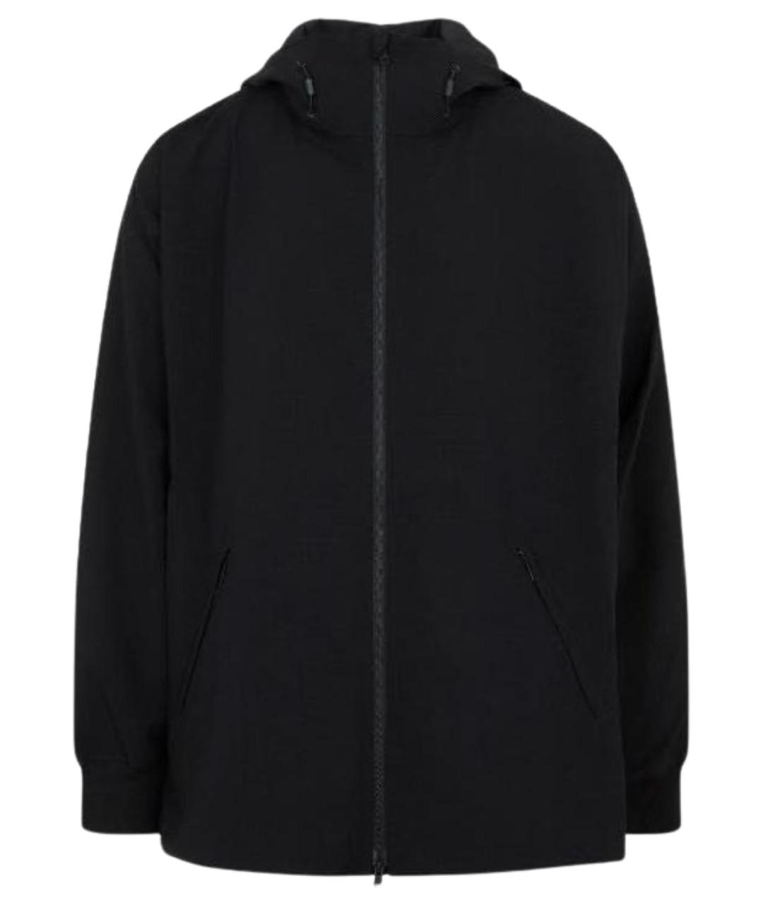 ADIDAS Черная полиэстеровая куртка, фото 1