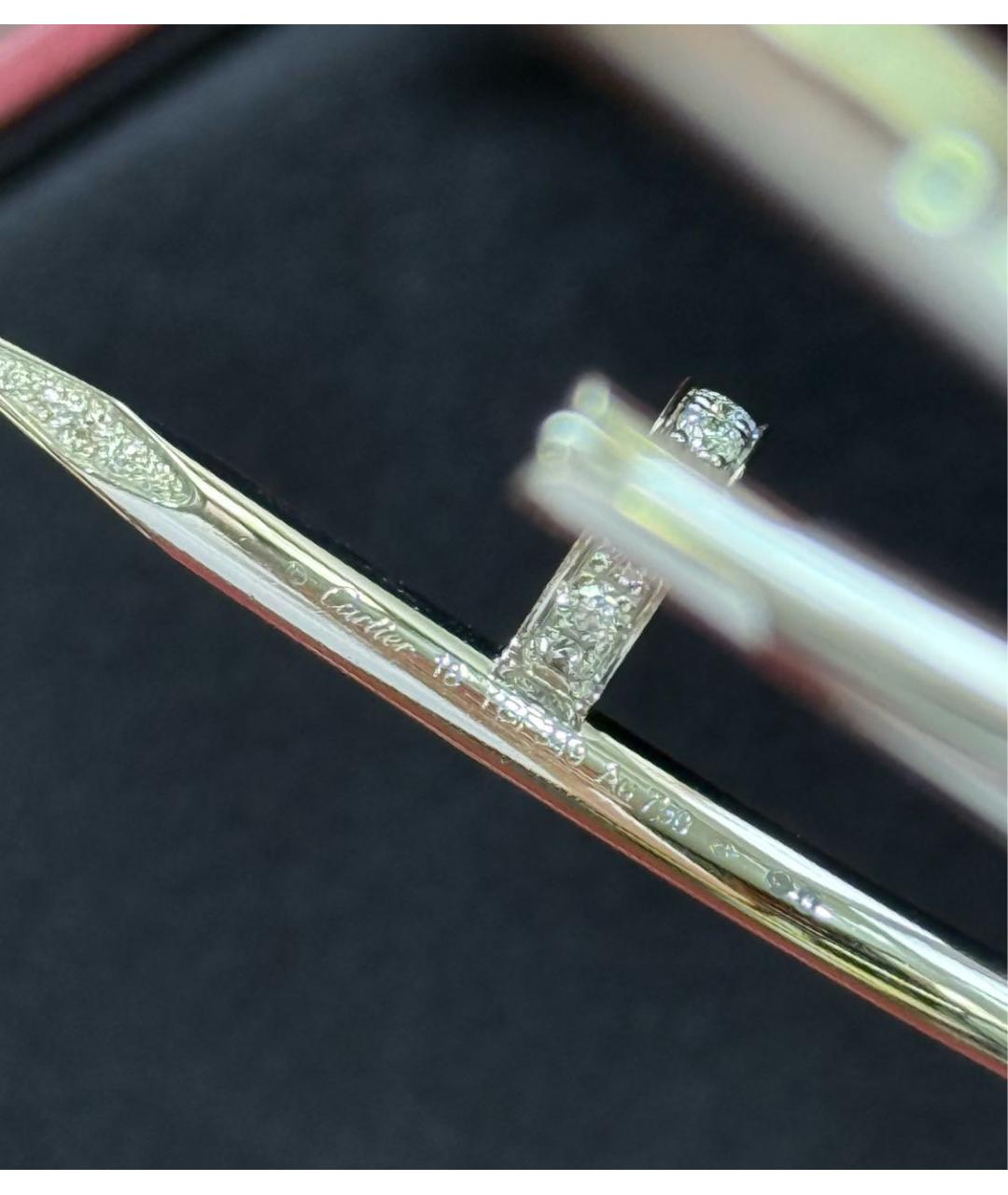 CARTIER Серебрянный браслет из белого золота, фото 5