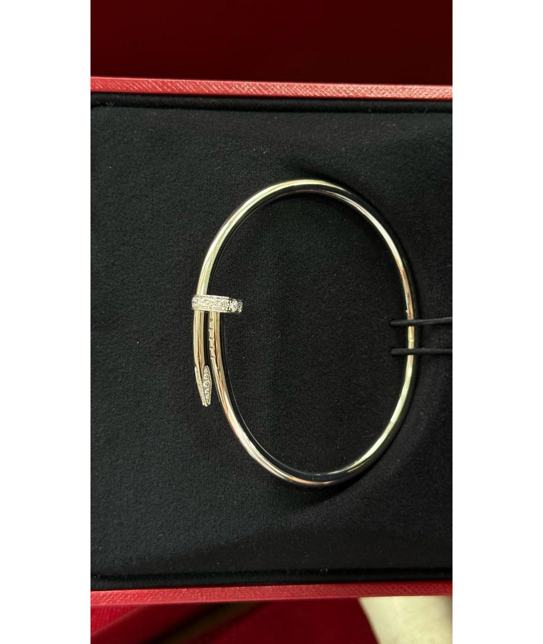 CARTIER Серебрянный браслет из белого золота, фото 7