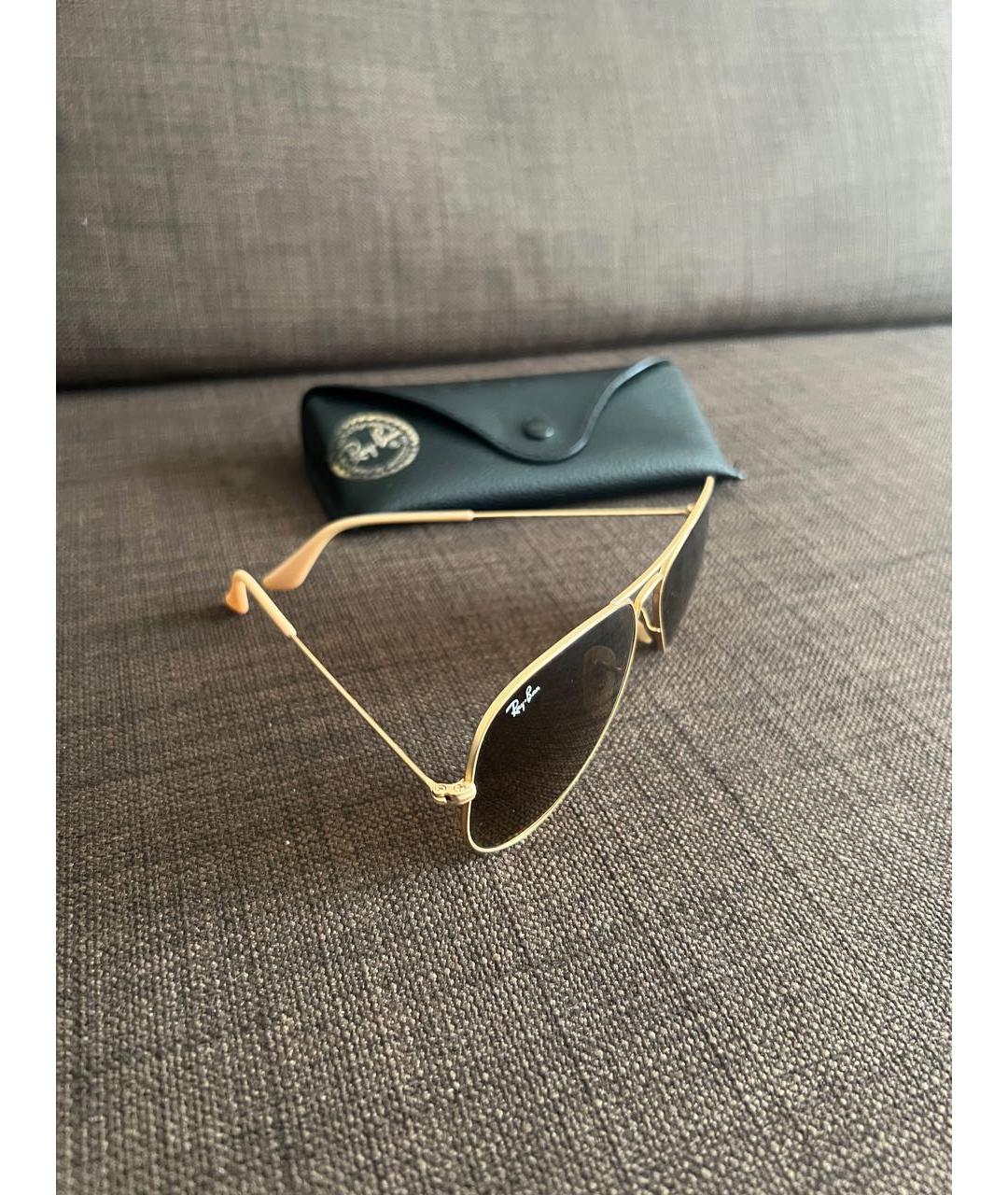 RAY BAN Коричневые солнцезащитные очки, фото 2