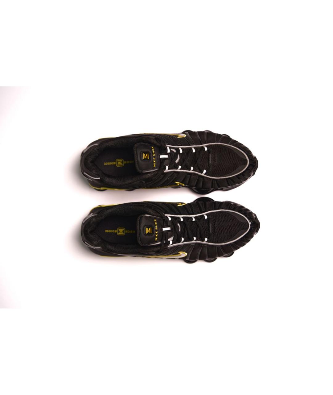 NIKE Черные текстильные высокие кроссовки / кеды, фото 3