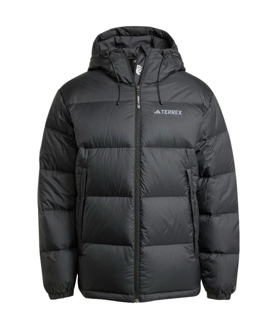 ADIDAS Черный полиэстеровый пуховик, фото 6