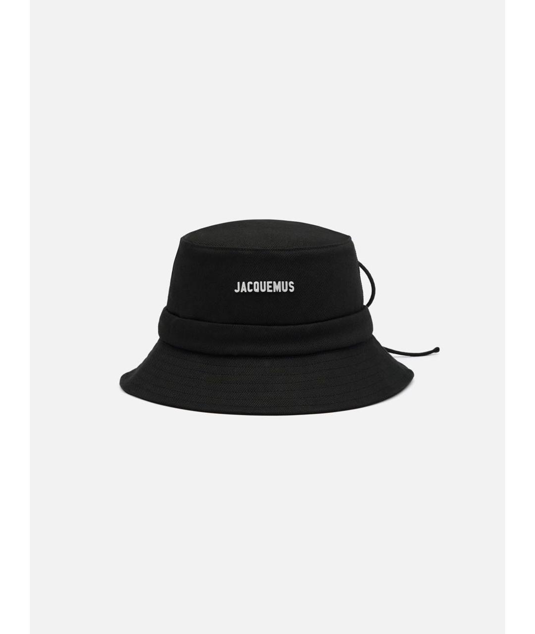 JACQUEMUS Черная хлопковая панама, фото 6